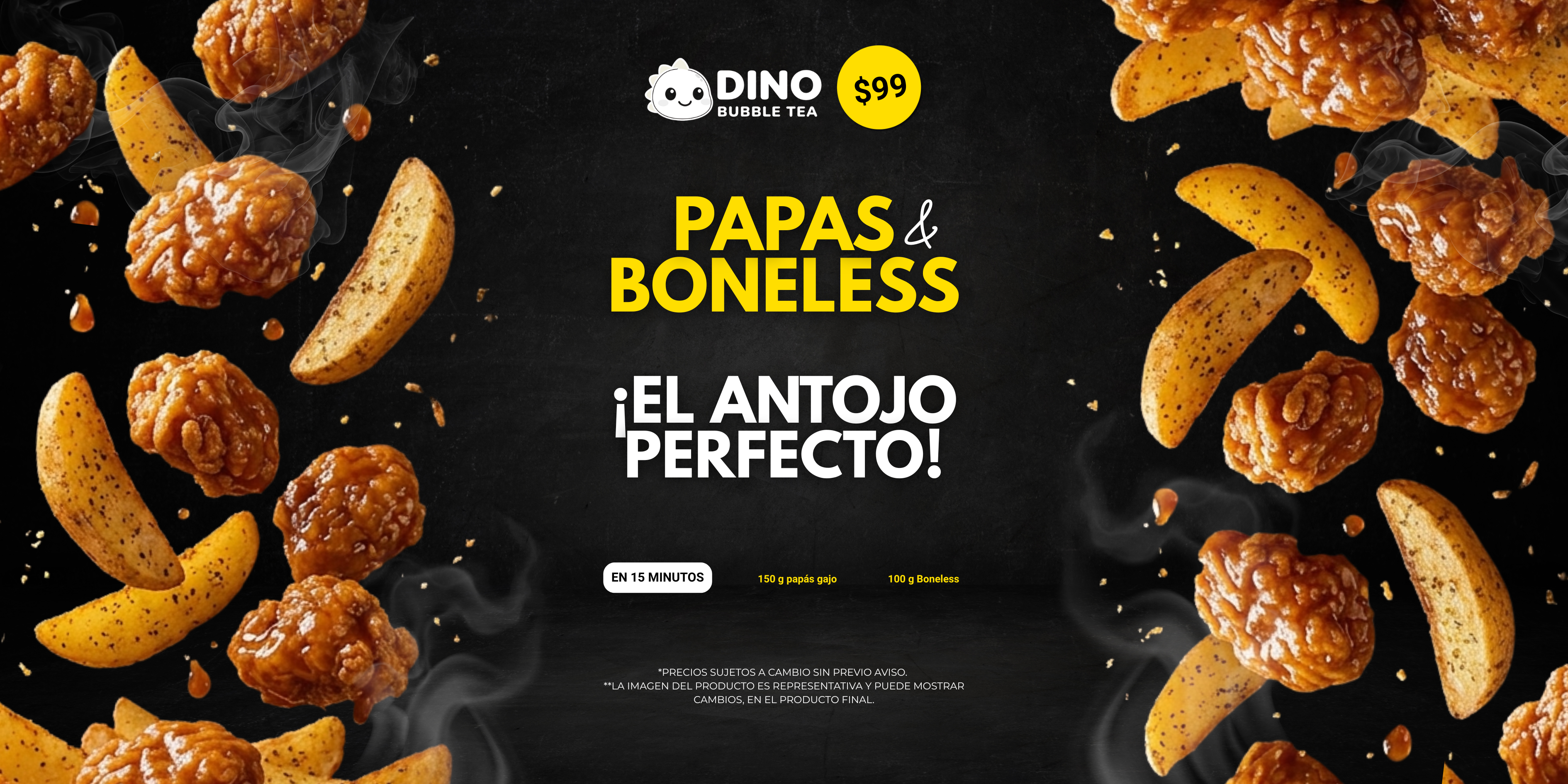 Papas y Boneless Promo